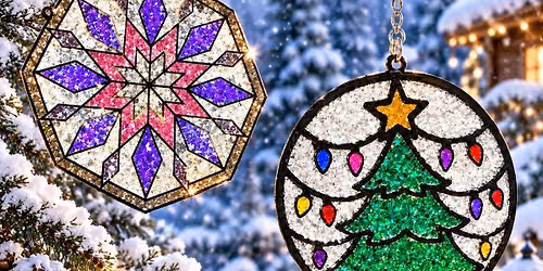HOILDAY Crushed Glass Suncatcher Workshop