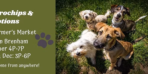 Brenham Farmer's Market- FREE adoptions & microchips 