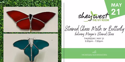 Stained Glass Moth or Butterfly