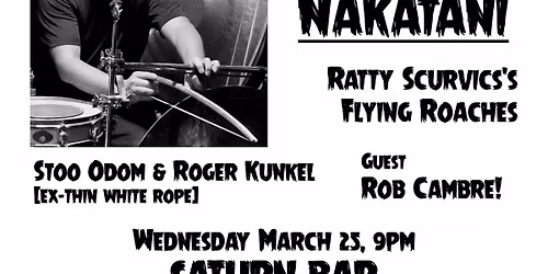 Tatsuya Nakatani, Ratty Scurvics, Stoo Odom & more