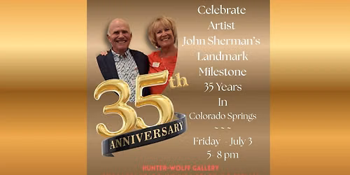 First Friday ArtWalk Celebrating 35 Years With Artist John Sherman