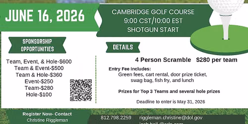 2026 Mine Rescue Golf Scramble