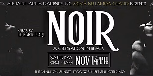NOIR: A Celebration In Black
