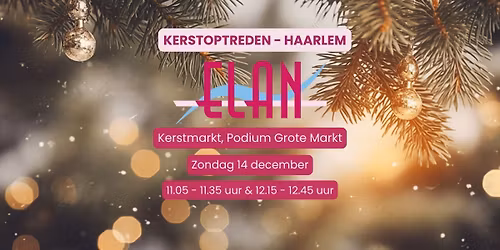 Kerstoptreden Haarlem