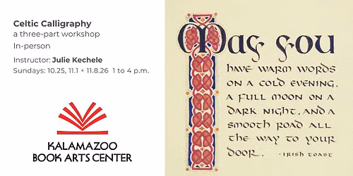 Workshop - Celtic Calligraphy, a 3-part workshop