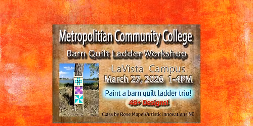 3 Barn Quilt Display Ladder Workshop