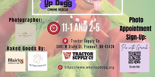 Grinch Photos & Bake Sale