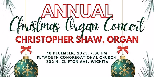 Annual Christmas Organ Concert