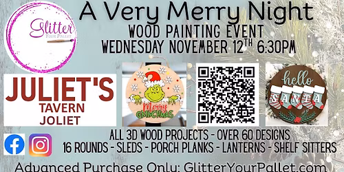 Wood Painting Event - Juliet\u2019s Tavern Joliet - Public