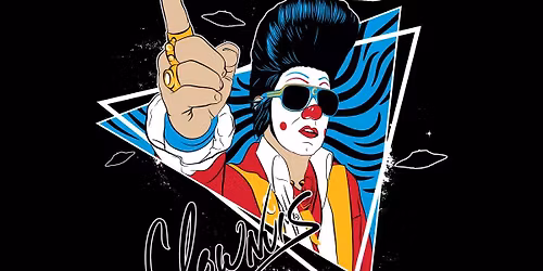 Clownvis Presley at Radio Room