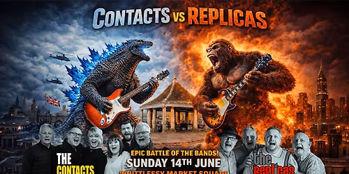 The Contacts VS The Replicas Live on Whittlesey Square!
