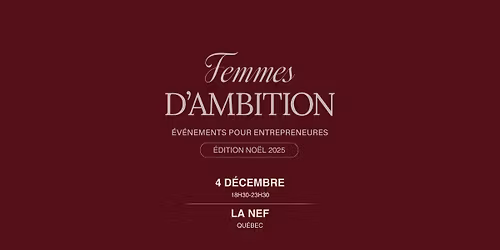 \u00c9v\u00e9nement de No\u00ebl 2025 - R\u00e9seautage, Inspiration et d\u00e9couvertes