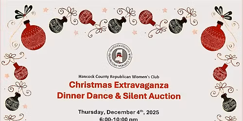 Christmas Extravaganza Dinner Dance & Silent Auction