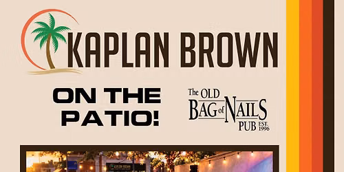 Kaplan Brown at Old Bag of Nails Delaware 7\/14