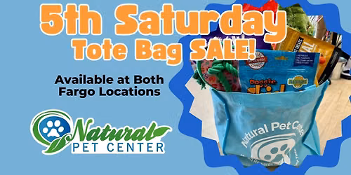 5th Saturday Tote Bag Sale - 19th Ave N & 13th Ave S