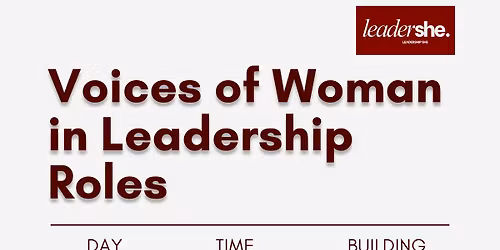 Voices of Women in Leadership Roles