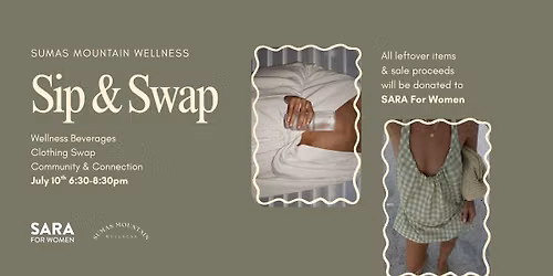 Sip & Swap Community Donation Event