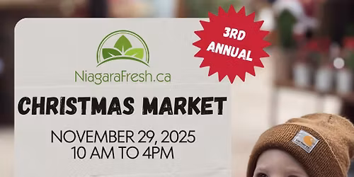 3rd Anual Christmas Market Niagara Fresh Market