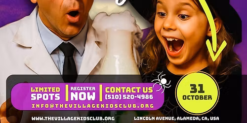 Oct 31: Spooky Science Spectacular Camp