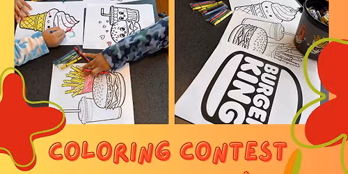 Burger King Coloring Contest Wednesdays