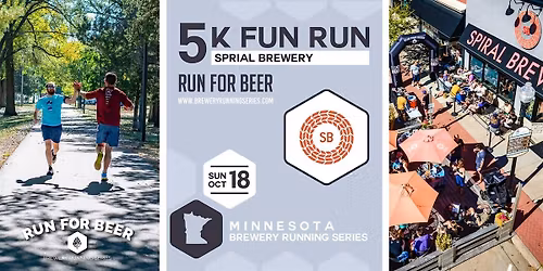 5k Fun Run x Spiral Brewery | 2026 MN Brewery Running Series