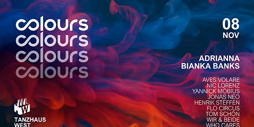 COLOURS with ADRIANNA, Bianka Banks, Aves Volare, Nic Lorenz