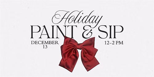 Holiday Themed Paint and Sip  @ Day Drift Books & Cafe