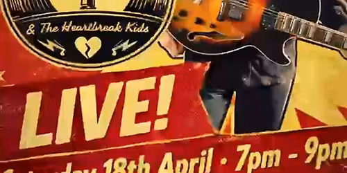 Tom Boshier & The Heartbreak Kids DEBUT gig