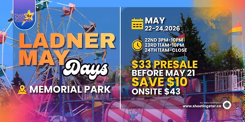 Ladner May Days 2026 - Shooting Star Amusements