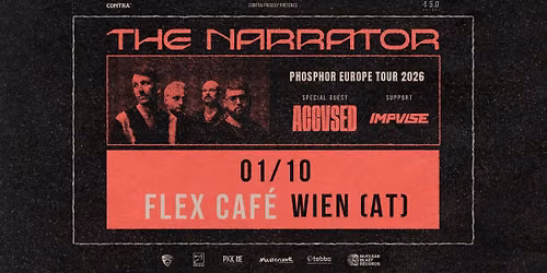 The Narrator | Europe Headline Tour | Flex Caf\u00e9