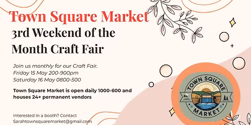 3rd Weekend of the Month Craft Fair
