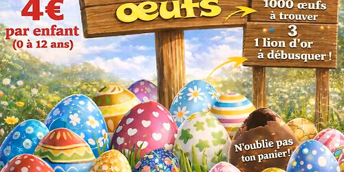 Chasse aux oeufs 2026