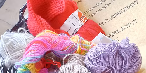 Aften strikke\/h\u00e6kle cafe mandage kl 19-21