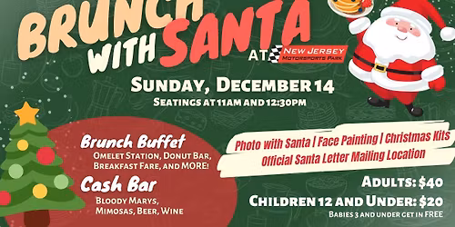 Brunch with Santa at NJMP