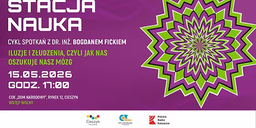 STACJA NAUKA - ILUZJE I Z\u0141UDZENIA, CZYLI JAK NAS OSZUKUJE NASZ M\u00d3ZG - dr in\u017c. Bogdan Ficek