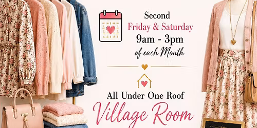 MAY 12th & 13th - Upscale Slighty Used Resale...Join us!