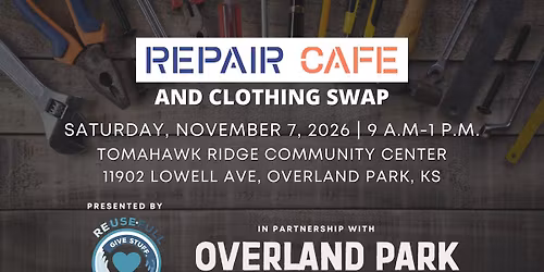 Overland Park Repair Cafe and Clothing Swap