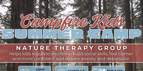 Campfire Kids Summer Camp | Nature Therapy Group for Kids
