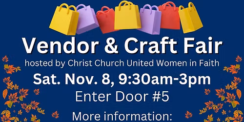 Fall Vendor & Craft Fair