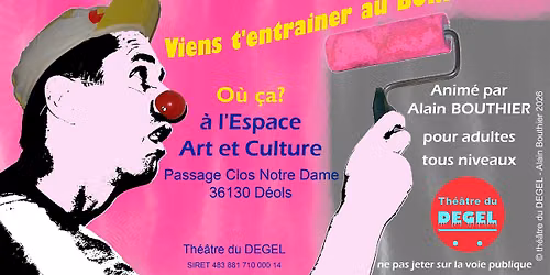 Stage de clown de th\u00e9\u00e2tre  - samedi 30 mai 2026 \u00e0 D\u00e9ols