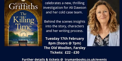 An Evening with Elly Griffiths: Step into another Thrilling Case
