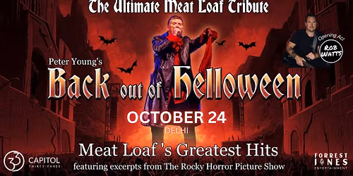 The Ultimate Meat Loaf Tribute Live at Capitol 33