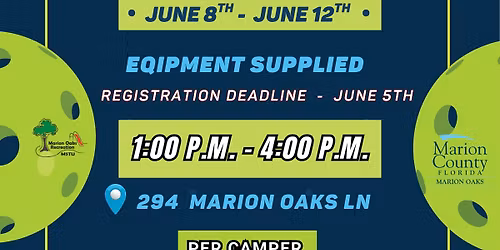 Beginner Youth Pickleball Camp