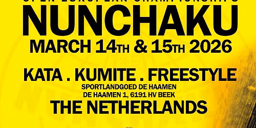 Open European championships nunchaku