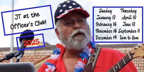 JT at the Officer's Club!