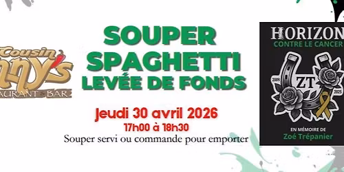 Spaghetti Dinner in memory of Zoe Trepanier