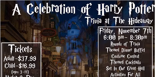 Harry Potter Trivia Makes it's Magical Return to the Hideaway