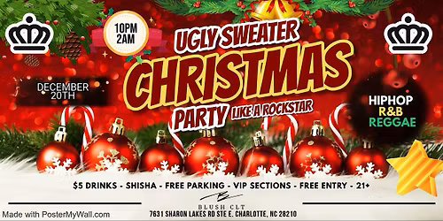 Queen City Ugly Sweater Christmas Party