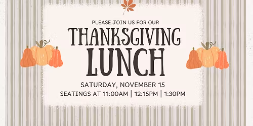 Thanksgiving Lunch