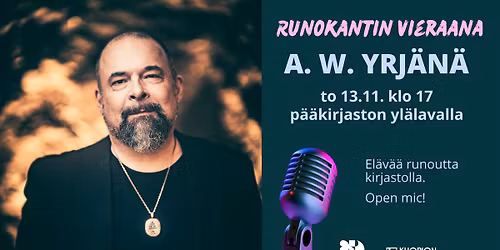 Runokantin vieraana A. W. Yrj\u00e4n\u00e4